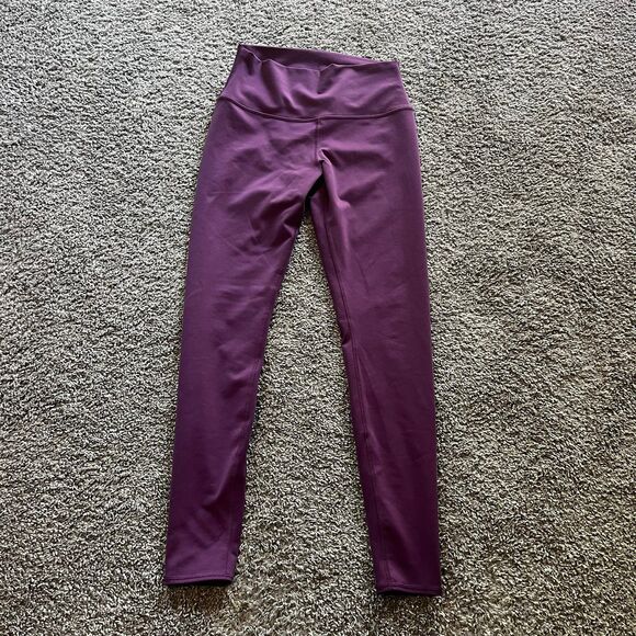 ALO Yoga High Waist Airlift Purple Leggings Athletic 7/8 Length Womens Sz M - Picture 1 of 8